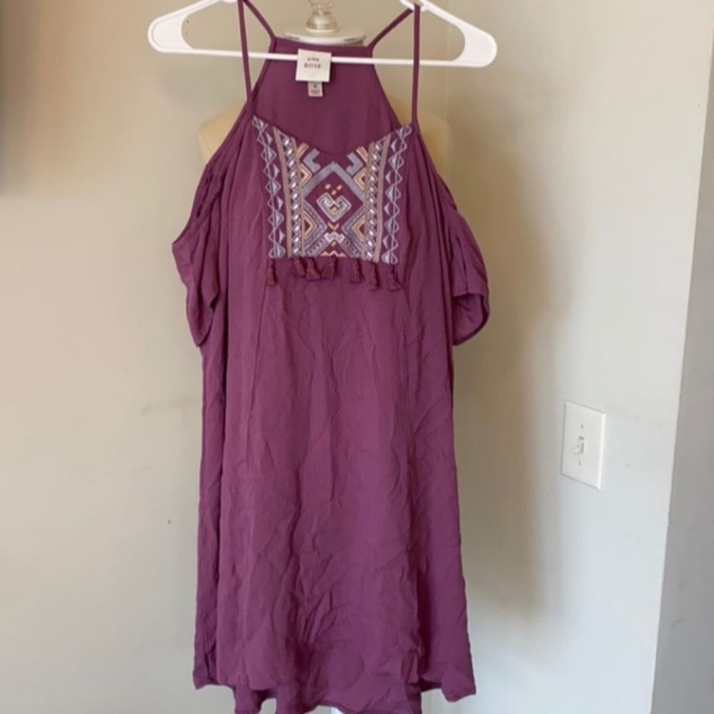 Knox Rose cold shoulder loose fit dress M